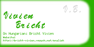 vivien bricht business card